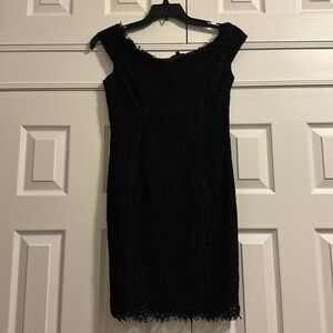Black lace dress